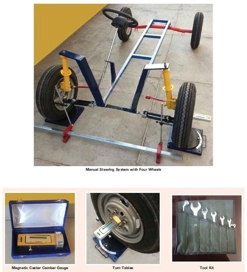 STEERING GEOMETRY WHEEL ALIGNMENT TRAINER - Electrical Trainer Kit