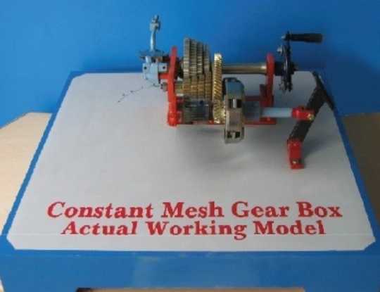 CONSTANT MESH GEAR BOX ACTUAL CUT SECTION - Electrical Trainer Kit by Lovosis Technology
