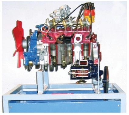 4 STROKE 6 CYLINDER PETROL ENGINE V-6 - Electrical Trainer Kit by Lovosis Technology