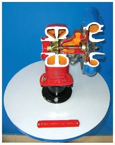 TURBO CHARGER ACTUAL CUT SECTION - Electrical Trainer Kit by Lovosis Technology