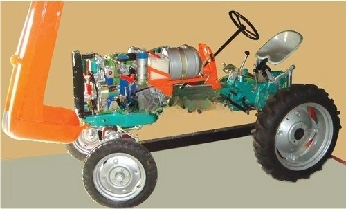 TRACTOR ACTUAL CUT SECTION (MOTORISED) - Electrical Trainer Kit by Lovosis Technology