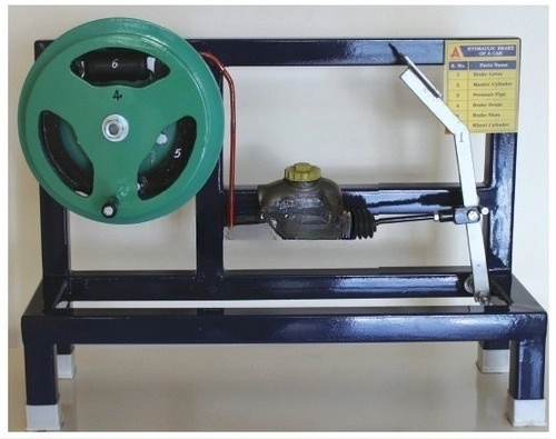 HYDRAULIC DRUM BRAKE ACTUAL WORKING SINGLE DRUM - Electrical Trainer Kit by Lovosis Technology