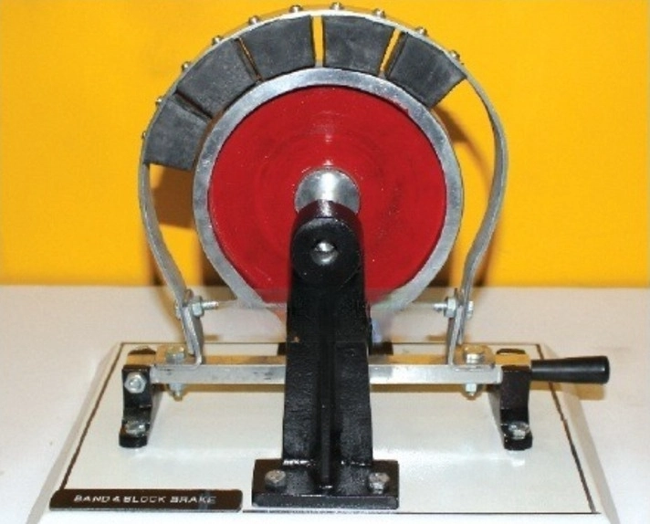 BAND & BLOCK BRAKE – WORKING MODEL - Electrical Trainer Kit by Lovosis Technology
