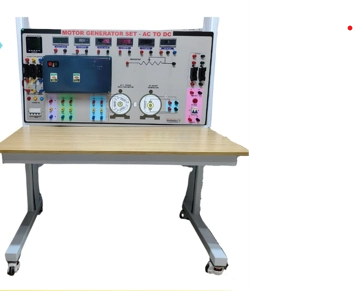 MOTOR GENERATOR SET TRAINER (AC-DC) - Electrical Trainer Kit by Lovosis Technology