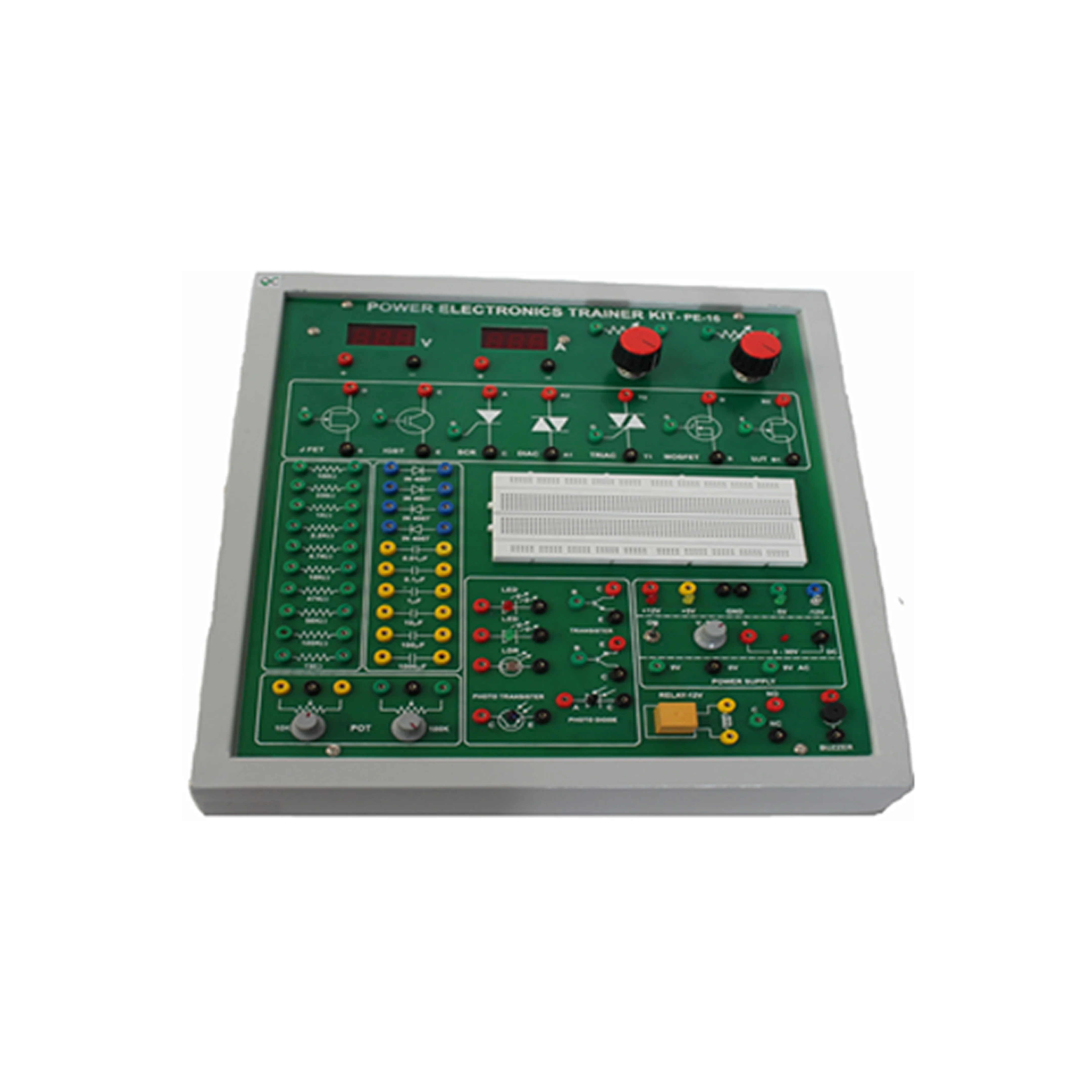 ELECTRICITY & ELECTRONICS CONSTRUCTOR BOARD - Electrical Trainer Kit by Lovosis Technology
