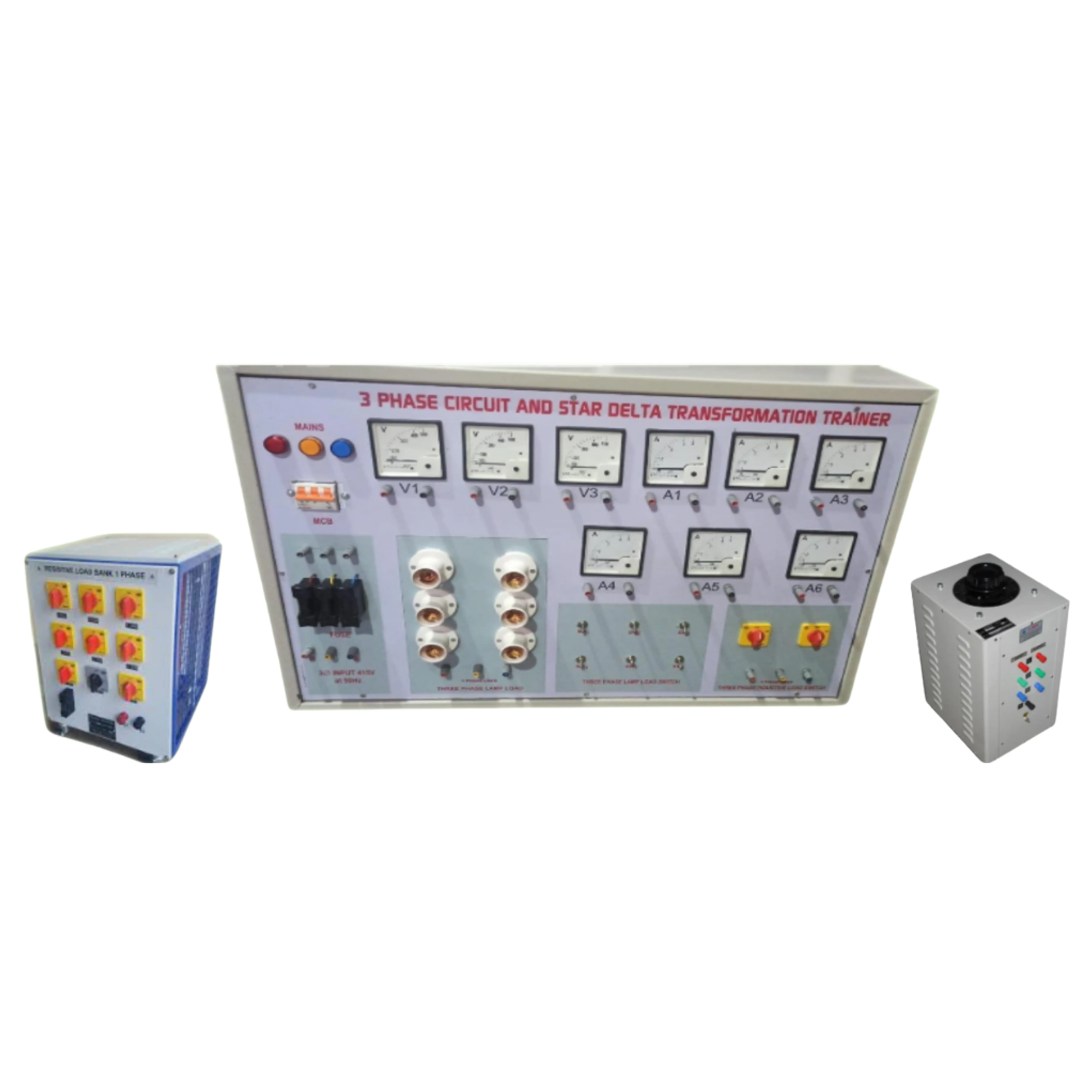 STAR & DELTA VERIFICATION TRAINER KIT - Electrical Trainer Kit by Lovosis Technology