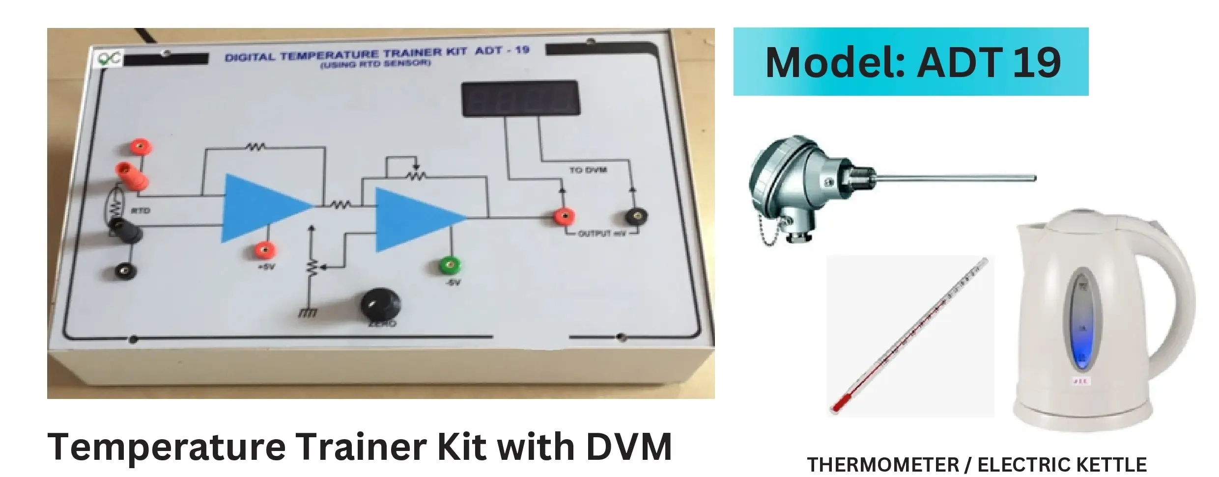 Temperature Measuring Trainer Kit - Electrical Trainer Kit