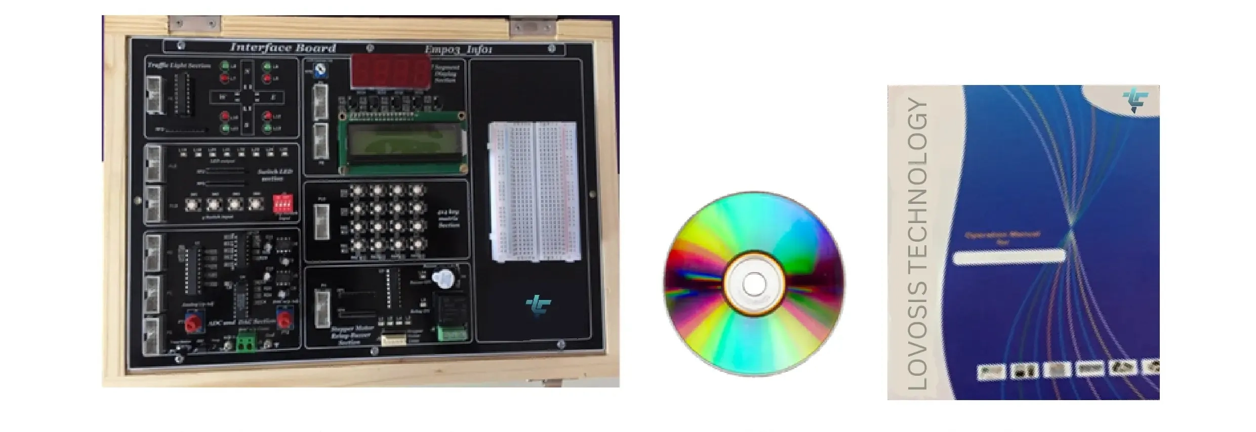 APPLICATION KIT FOR MICROCONTRROLLER - Electrical Trainer Kit by Lovosis Technology