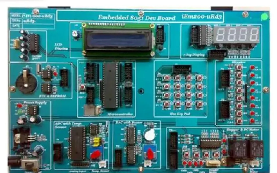 EMBEDDED 8051 DEV BOARD - Electrical Trainer Kit by Lovosis Technology