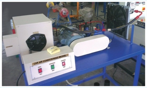 Car Air Conditioning Actual Cut Section - Electrical Trainer Kit by Lovosis Technology