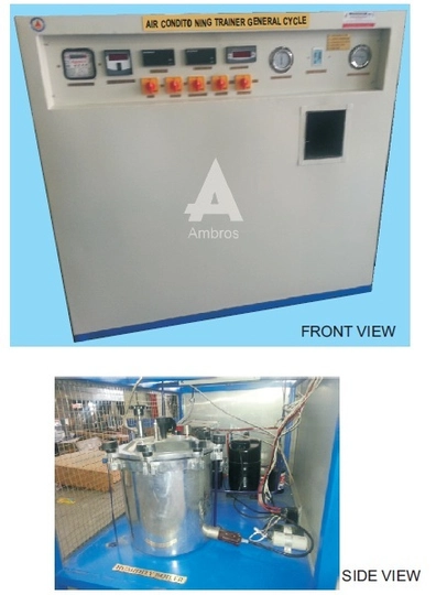 Air Conditioning Trainer General Cycle Type - Electrical Trainer Kit by Lovosis Technology