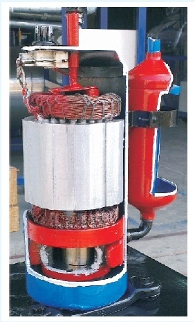 Rotary Compressor Actual Cut Section - Electrical Trainer Kit