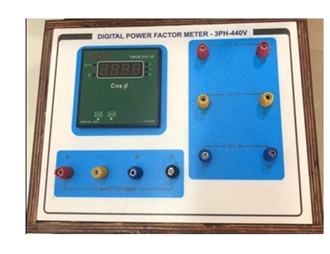 Power Factor Meter & Watt Meter - Electrical Trainer Kit by Lovosis Technology